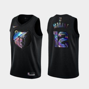 Grizzlies Ja Morant Black HWC Jersey